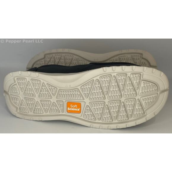 Navy Comfortable Slip On Work Leisure Loafer Shoes Men's Size 8 Women's 10 - Picture 11 of 11